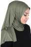 Sigrid - Khaki Bumull Hijab - Ayse Turban