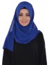 Evelina - Blå Praktisk Hijab - Ayse Turban