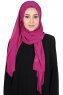Joline - Fuchsia Premium Chiffon Hijab