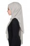 Joline - Taupe Premium Chiffon Hijab