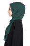 Joline - Mørk Grønn Premium Chiffon Hijab