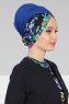 Fiona - Blå Galaxy Bomull Turban