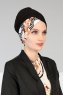 Fiona - Black Elegant Bomull Turban