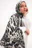 Ayten - Grå Mønstret Hijab