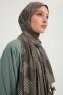 Nurgul - Taupe Mønstret Hijab