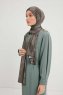 Nurgul - Taupe Mønstret Hijab