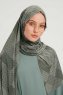 Nurgul - Grønn Mønstret Hijab