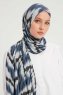 Tansu - Marineblå Mønstret Hijab