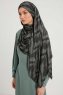 Tansu - Svart Mønstret Hijab