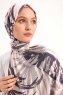 Ezmeray - Lilla Mønstret Hijab