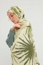 Ezmeray - Mint Mønstret Hijab