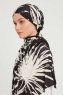 Ezmeray - Svart Mønstret Hijab