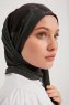 Fadime - Svart Mønstret Hijab