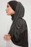 Fadime - Svart Mønstret Hijab