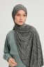 Hafiz - Grå Mønstret Hijab