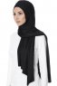 Farah - Svart Jersey Hijab