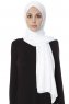 Farah - Hvit Jersey Hijab