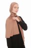 Farah - Lysebrun Jersey Hijab