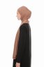 Farah - Lysebrun Jersey Hijab