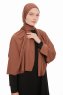 Farah - Brun Jersey Hijab