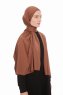 Farah - Brun Jersey Hijab