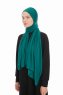 Farah - Mørk Grønn Jersey Hijab