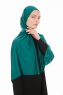 Farah - Mørk Grønn Jersey Hijab