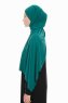 Farah - Mørk Grønn Jersey Hijab