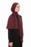 Farah - Plomme Jersey Hijab