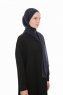 Farah - Marineblå Jersey Hijab