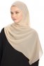 Chiffon Hijab - Lys Taupe