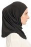Yazmin - 4-pakke Svart Amira Hijab Ready To Wear