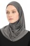 Yazmin - Mørk Grå Amira Hijab Ready To Wear