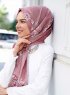 Abira - Mørk Rosa Mønstret Hijab - Sal Evi