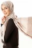 Alev - Beige Mønstret Hijab
