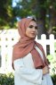 Alida - Dark Rose Bomull Hijab - Mirach