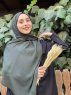 Alvina - Mørk Grønn Jazz Hijab - Mirach