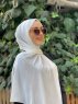 Alvina - Hvit Jazz Hijab - Mirach