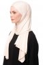 Asya - Lys Beige Praktisk Viskos Hijab