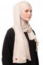 Asya - Lys Taupe Praktisk Viskos Hijab
