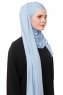 Asya - Lyseblå Praktisk Viskos Hijab