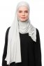Asya - Lysegrå Praktisk Viskos Hijab