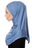 Ava - Indigo One-Piece Al Amira Hijab - Ecardin