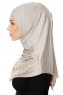 Ava - Lys Taupe One-Piece Al Amira Hijab - Ecardin