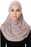 Ava - Steingrå One-Piece Al Amira Hijab - Ecardin