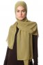 Ayla - Olivengrønn Chiffon Hijab