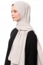 Aylin - Steingrå Medine Silk Hijab - Gülsoy