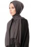 Aysel - Antrasitt Pashmina Hijab - Gülsoy