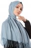 Aysel - Indigo Pashmina Hijab - Gülsoy