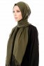 Aysel - Khaki Pashmina Hijab - Gülsoy